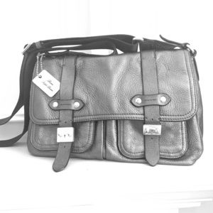 Ralph Lauren leather shoulder bag.